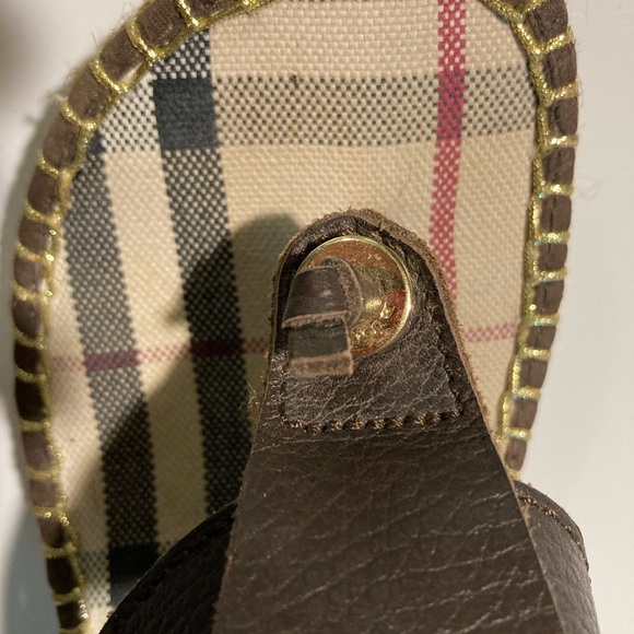 Burberry Wedge Sandals 6.5 - Picture 4 of 6